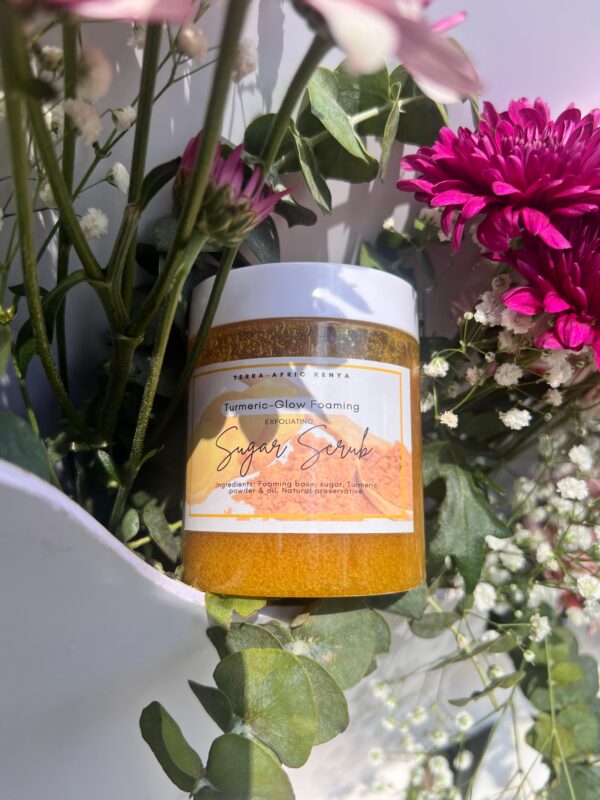 Turmeric Glow Vanilla Foaming Exfoliating Sugar Scrub