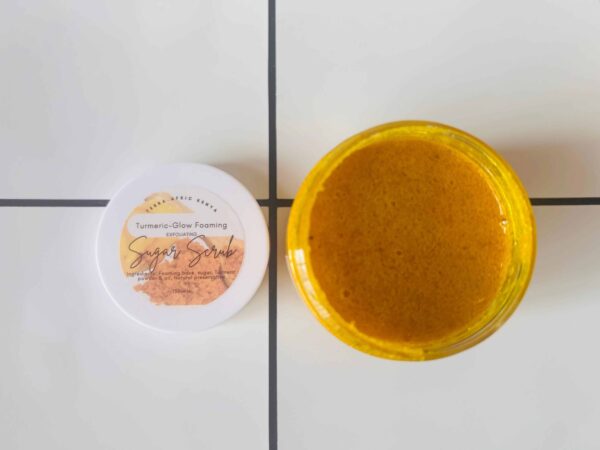 Turmeric Glow Vanilla Foaming Exfoliating Sugar Scrub